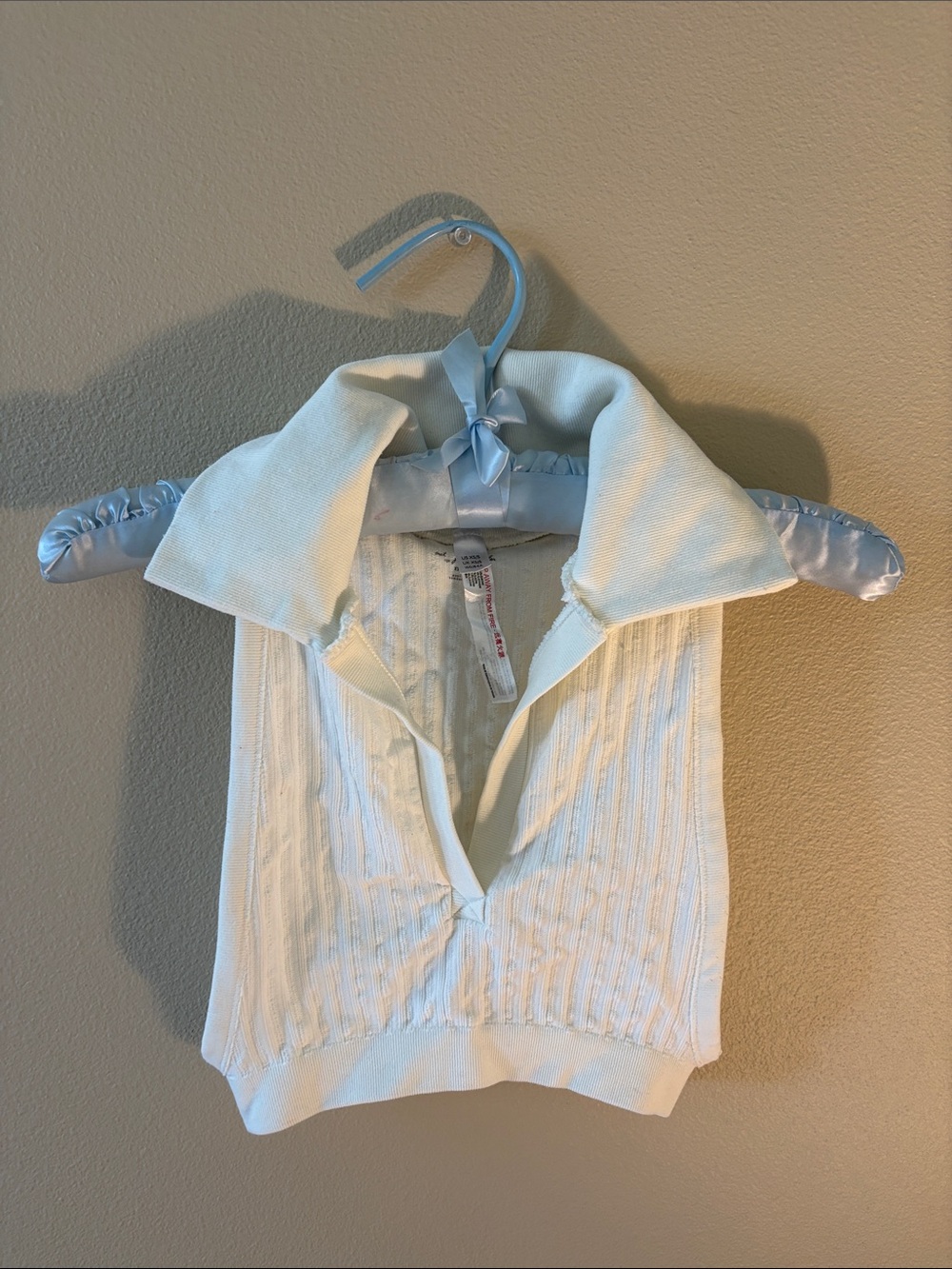 Urban Outfitters Out From Under Ivory Ribbed Sleeveless Cropped!!
